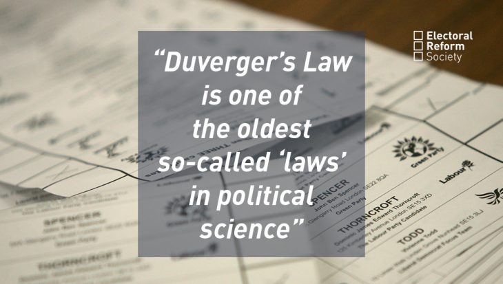 Duverger’s Law is one of the oldest so-called ‘laws’ in political science