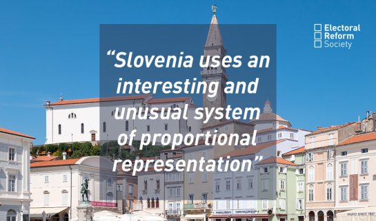Slovenia uses an interesting and unusual system of proportional representation