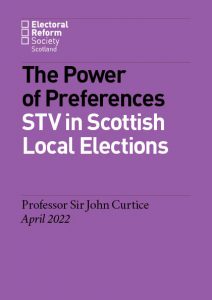 The Power of Preferences STV in Scottish Local Elections