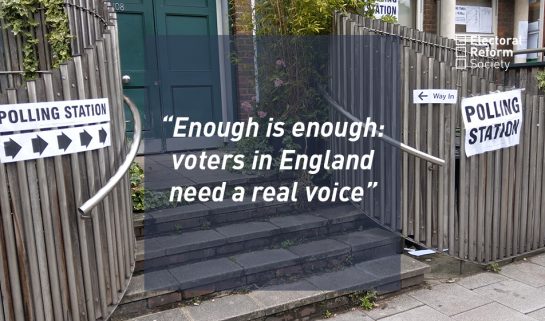 Enough is enough voters in England need a real voice