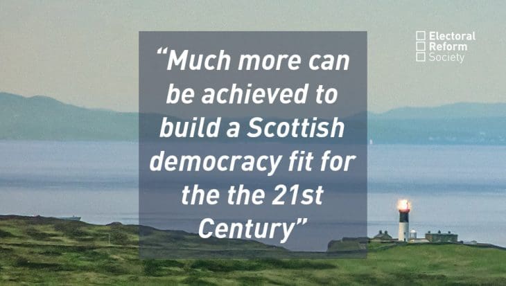 Much more can be achieved to build a Scottish democracy fit for the the 21st Century