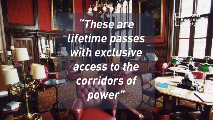 These are lifetime passes with exclusive access to the corridors of power