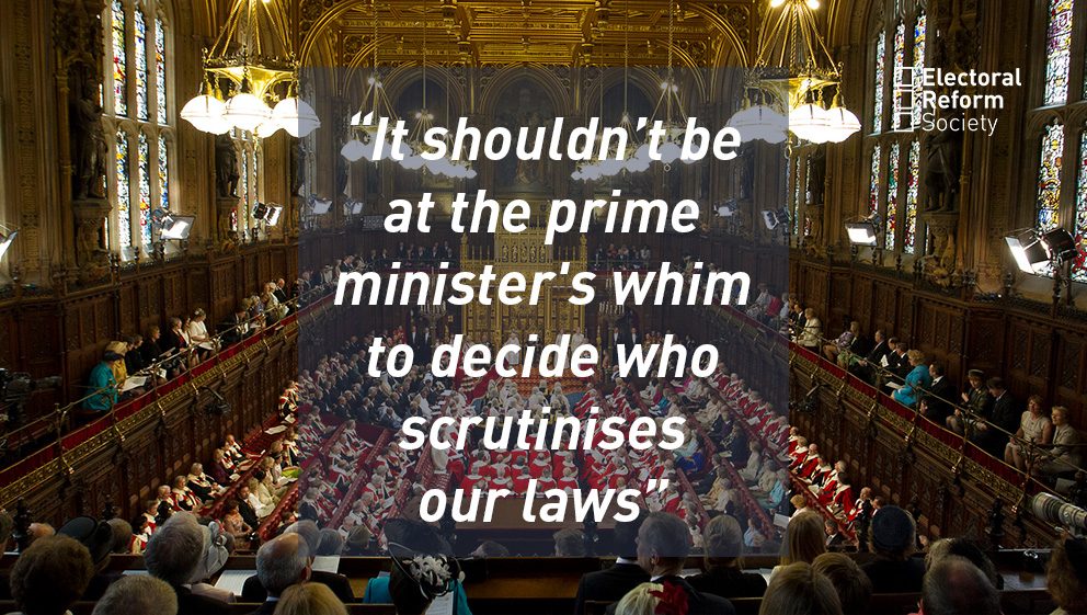 It shouldnt be at the prime ministers whim to decide who scrutinises our laws