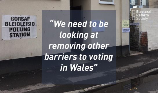 We need to be looking at removing other barriers to voting in Wales