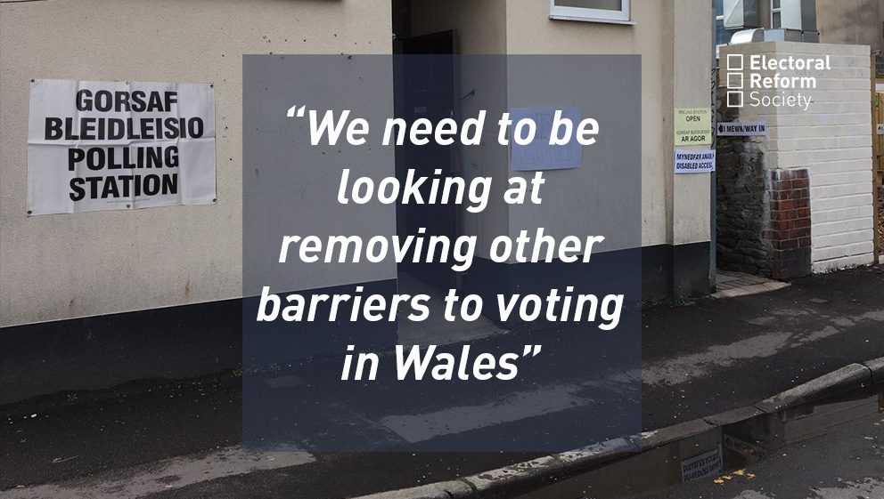 We need to be looking at removing other barriers to voting in Wales