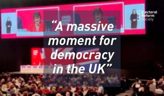 A massive moment for democracy in the UK