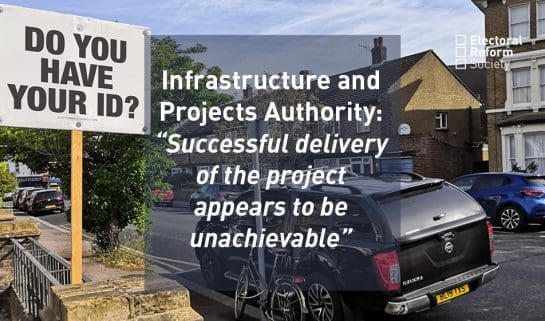 Infrastructure and Projects Authority Successful delivery of the project appears to be unachievable