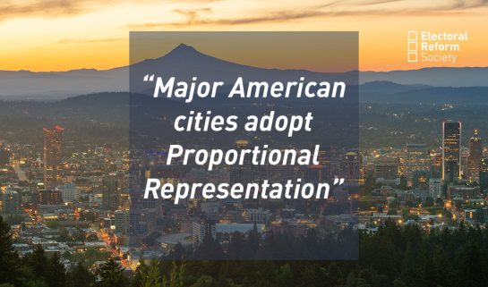 Major American cities adopt Proportional Representation