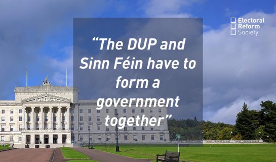 The DUP and Sinn Fein have to form a government together
