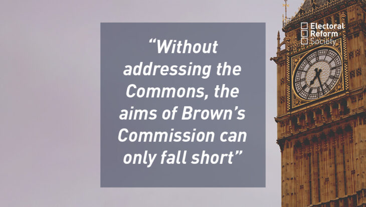 Without addressing the Commons, the aims of Brown’s Commission can only fall short