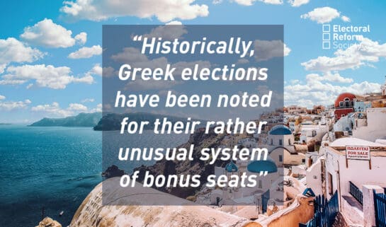 Historically Greek elections have been noted for their rather unusual system of bonus seats