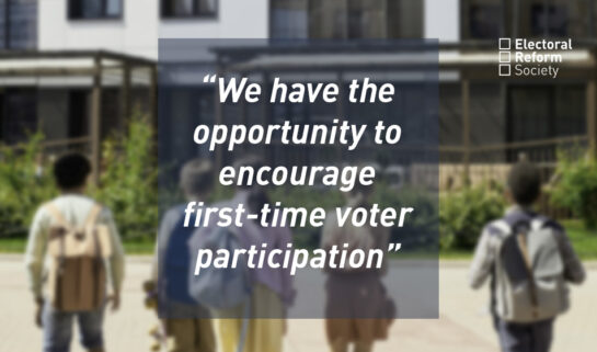 We have the opportunity to encourage first-time voter participation