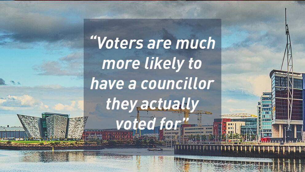 Voters are much more likely to have a councillor they actually voted for