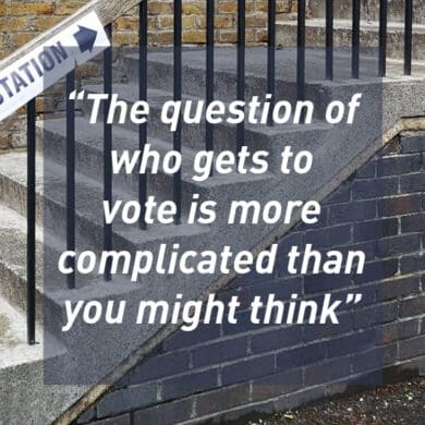 The question of who gets to vote is more complicated than you might think