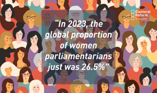 In 2023 the global proportion of women parliamentarians just was 26 point 5 percent