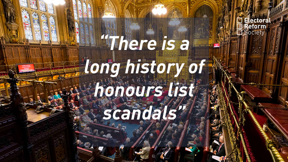 There is a long history of honours list scandals