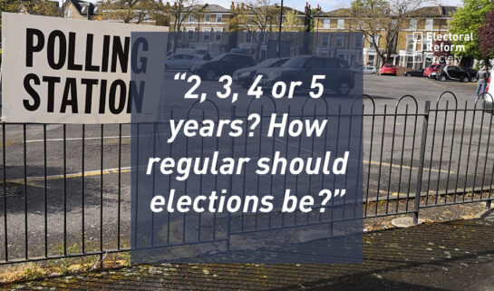 2, 3, 4 or 5 years? How regular should elections be?