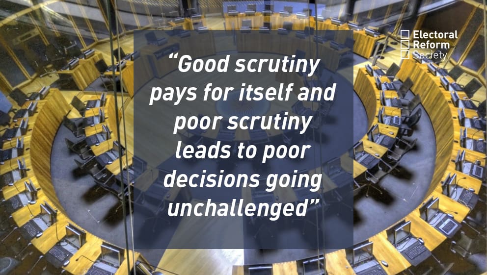 Good scrutiny pays for itself and poor scrutiny leads to poor decisions going unchallenged