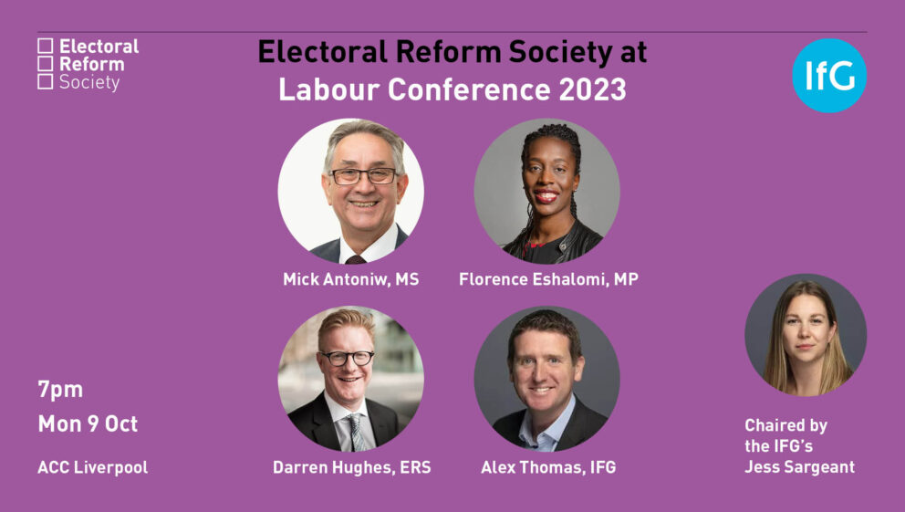 ERS and IFG Labour conference event