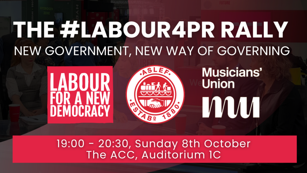 Labour for PR rally