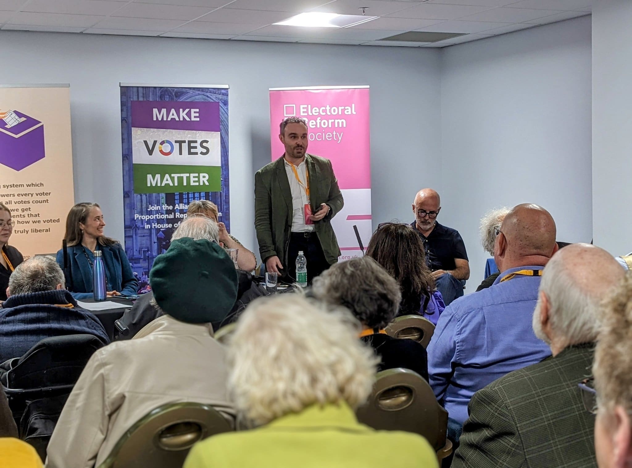 Mike Wright at Lib Dem Conference