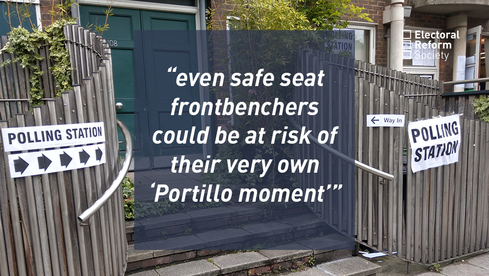 "even safe seat frontbenchers could be at risk of their very own Portillo moment"