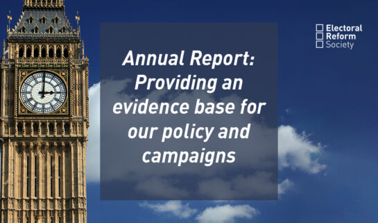 Annual Report: Providing an evidence base for our policy and campaigns