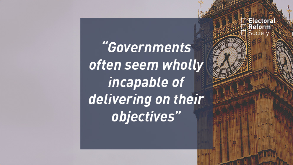 Governments often seem wholly incapable of delivering on their objectives