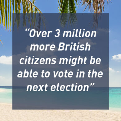 Over 3 million more British citizens might be able to vote in the next election