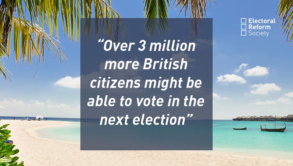 Over 3 million more British citizens might be able to vote in the next election