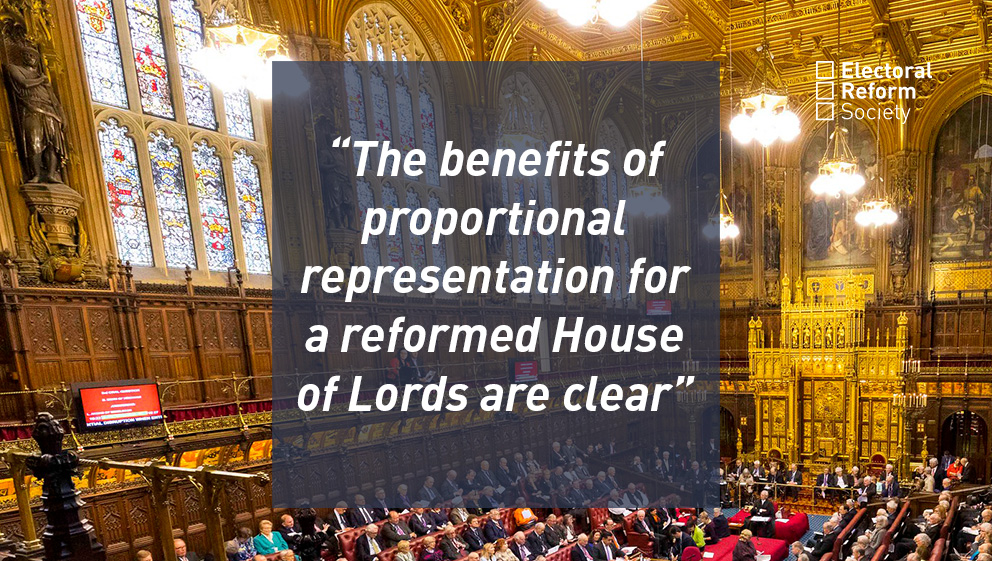 The benefits of proportional representation for a reformed House of Lords are clear