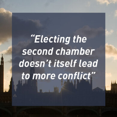 Electing the second chamber doesnt itself lead to more conflict