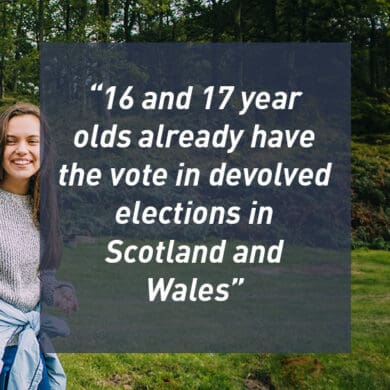 16 and 17 year olds already have the vote in devolved elections in Scotland and Wales