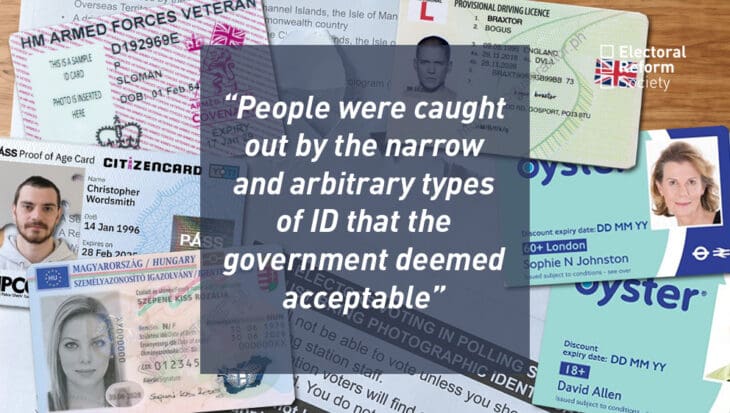People were caught out by the narrow and arbitrary types of ID that the government deemed acceptable