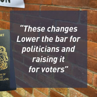 These changes Lower the bar for politicians and raising it for voters